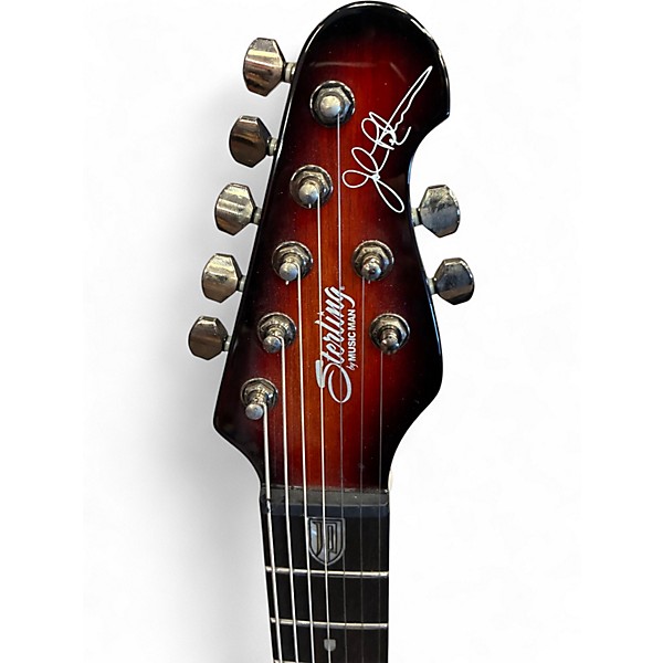 Used Sterling by Music Man JP157SM Trans Amber Solid Body Electric Guitar