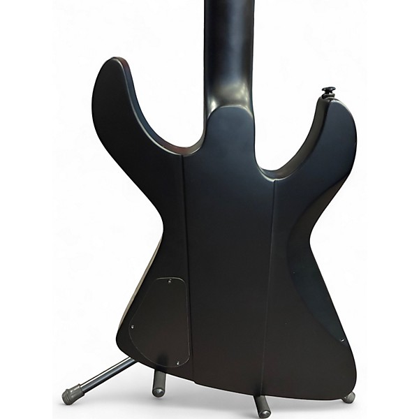 Used Dean Demonator 4 String Flat Black Electric Bass Guitar