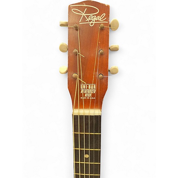 Used Regal uni-bar acoustic Vintage Natural Acoustic Guitar