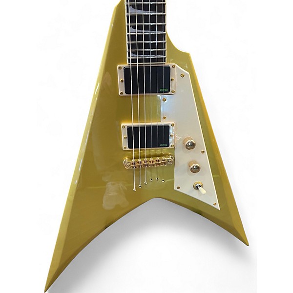 Used ESP LTD KHV Solid Gold Solid Body Electric Guitar