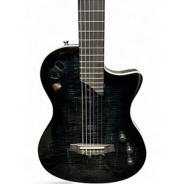 Used Cordoba Stage Black Classical Acoustic Electric Guitar