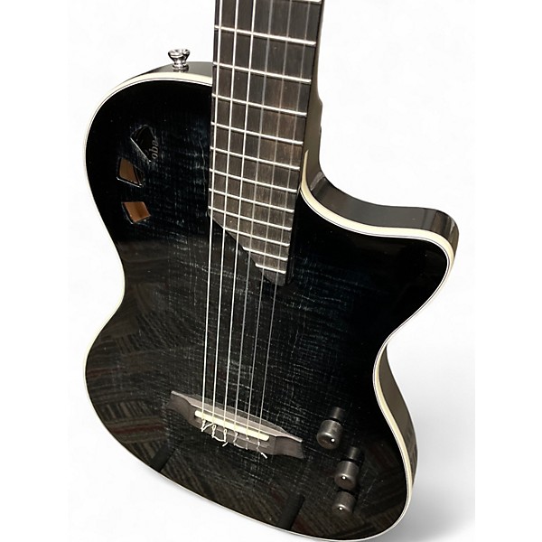 Used Cordoba Stage Black Classical Acoustic Electric Guitar