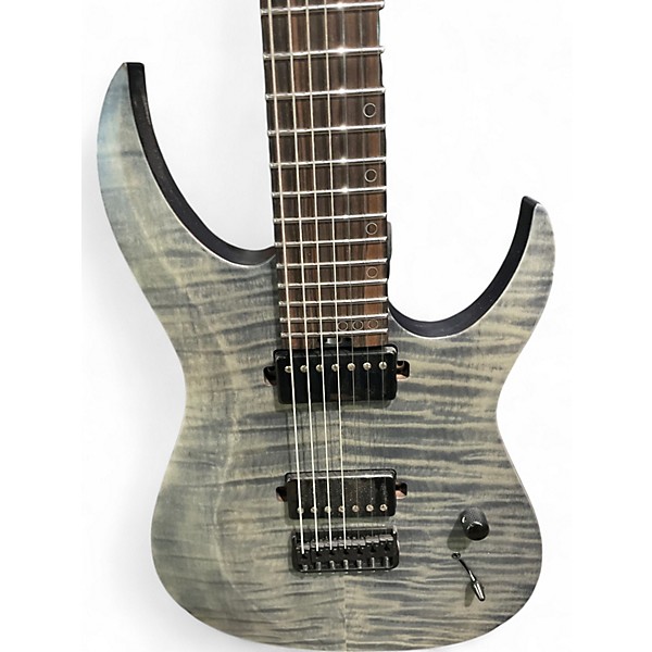 Used Schecter Guitar Research Sunset Extreme 7 Grey Solid Body Electric Guitar