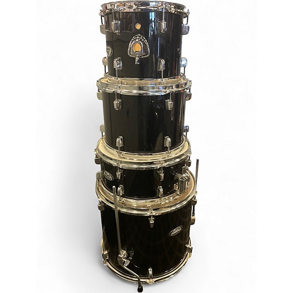Used Pearl 5 Piece soundcheck Black Drum Kit