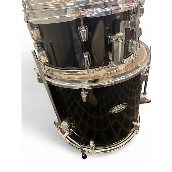 Used Pearl 5 Piece soundcheck Black Drum Kit