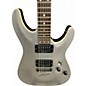 Used Schecter Guitar Research Diamond Series PT Silver Solid Body Electric Guitar