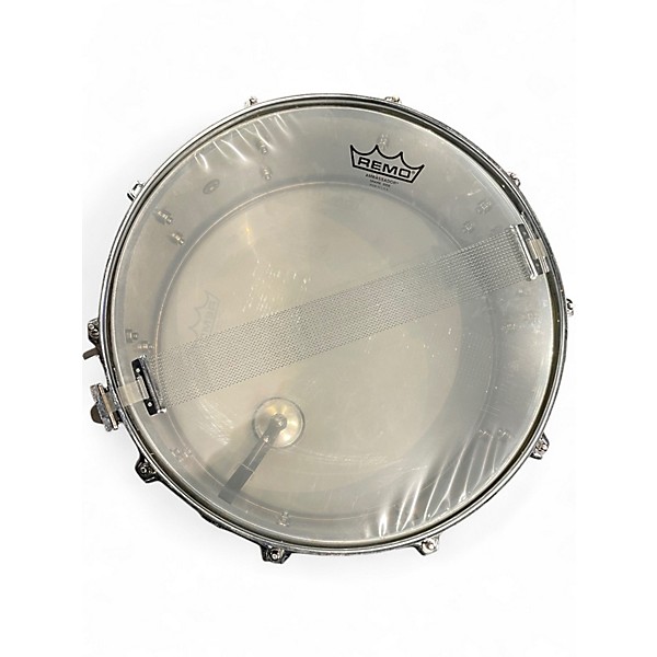 Used Mapex 10in SNARE Metallic Silver Drum