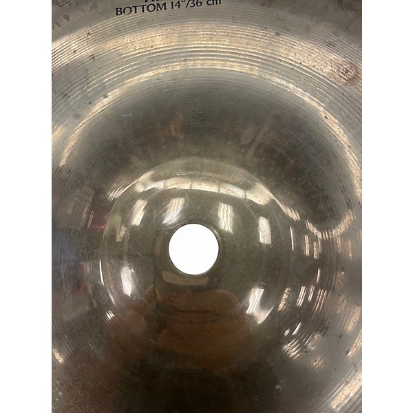 Used Zildjian 14in A Custom Hi Hat Pair Cymbal