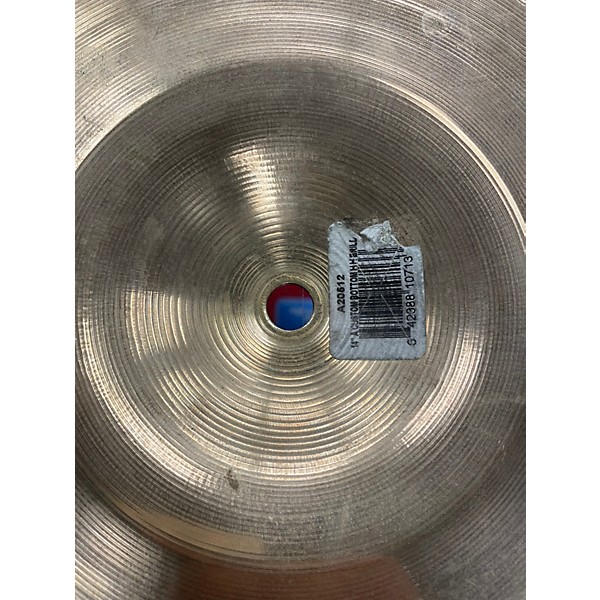 Used Zildjian 14in A Custom Hi Hat Pair Cymbal