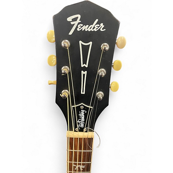 Used Fender Tim Armstrong Hellcat Mahogany Acoustic Electric Guitar
