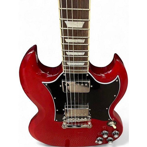Used Epiphone SG Candy Apple Red Solid Body Electric Guitar