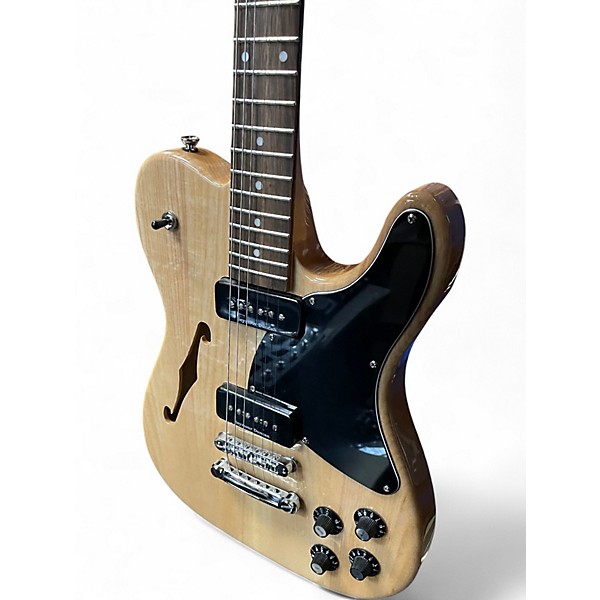 Used Fender JA90 Jim Adkins Thinline Telecaster Natural Hollow Body Electric Guitar