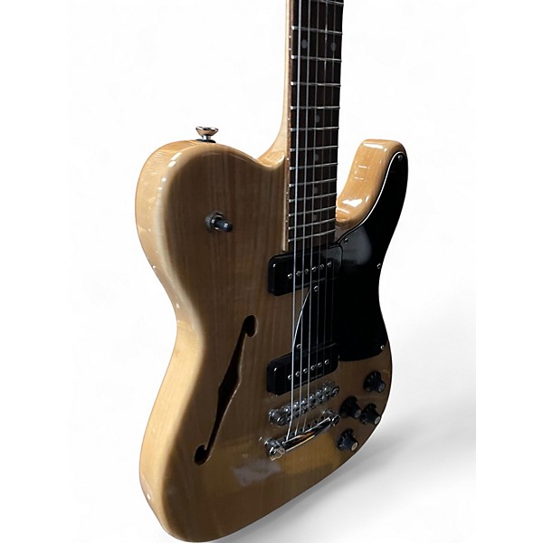Used Fender JA90 Jim Adkins Thinline Telecaster Natural Hollow Body Electric Guitar