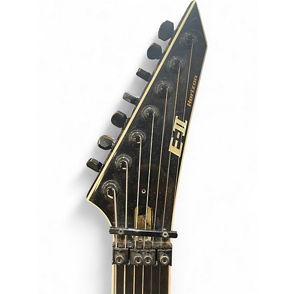 Used Horizon E-II Black and White Solid Body Electric Guitar