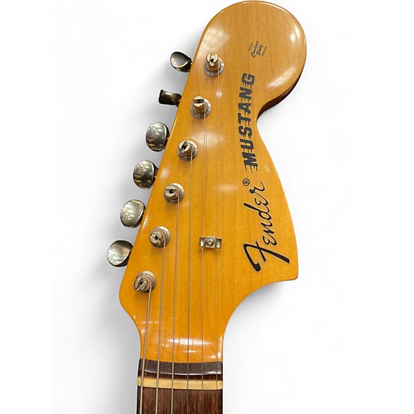 Used 2005 Fender '69 Mustang Daphne Blue Solid Body Electric Guitar