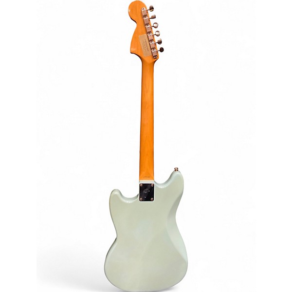 Used 2005 Fender '69 Mustang Daphne Blue Solid Body Electric Guitar