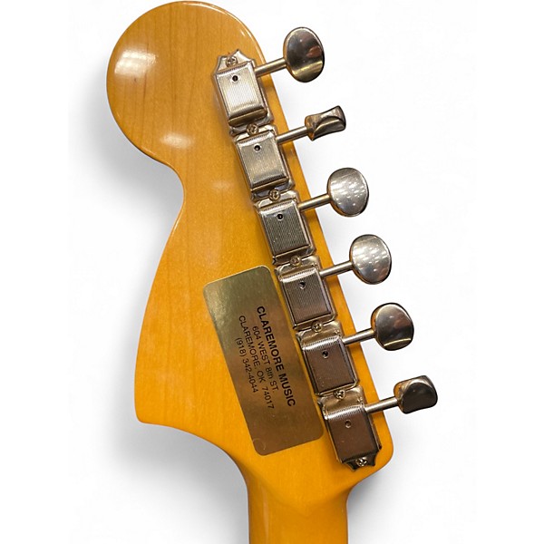 Used 2005 Fender '69 Mustang Daphne Blue Solid Body Electric Guitar