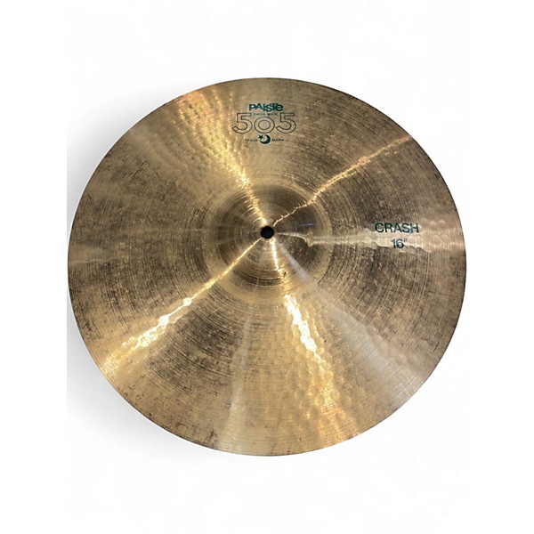 Used Paiste 16in 505 Crash Cymbal