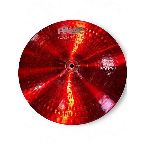 Used Paiste 14in Colorsound 5 Series Hi Hat Pair Cymbal