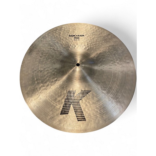 Used Zildjian 18in K Thin Dark Crash Cymbal