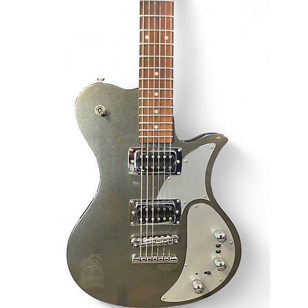 Used First Act VE591 Silver Sparkle Solid Body Electric Guitar