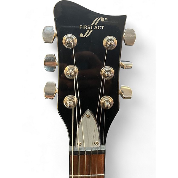 Used First Act VE591 Silver Sparkle Solid Body Electric Guitar