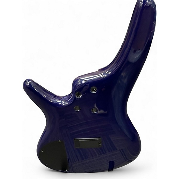 Used Ibanez SR405EQM SURREAL BLUE BURST GLOSS Electric Bass Guitar