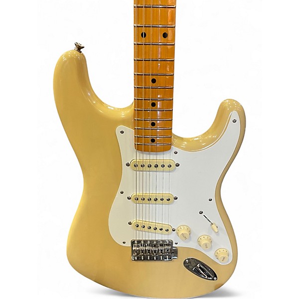 Used Fender 1957 American Vintage II Stratocaster Vintage Blonde Solid Body Electric Guitar