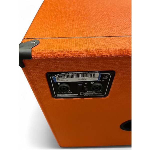 Used Orange Amplifiers OBC410 600W 4x10 Bass Cabinet