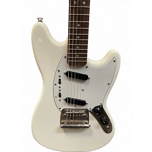 Used Squier Classic Vibe 60s Mustang Olympic White Solid Body Electric Guitar