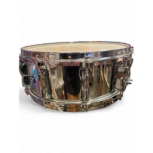 Used Jinbao 14X6.5 14IN SNARE SHINEY AND CHROME Drum