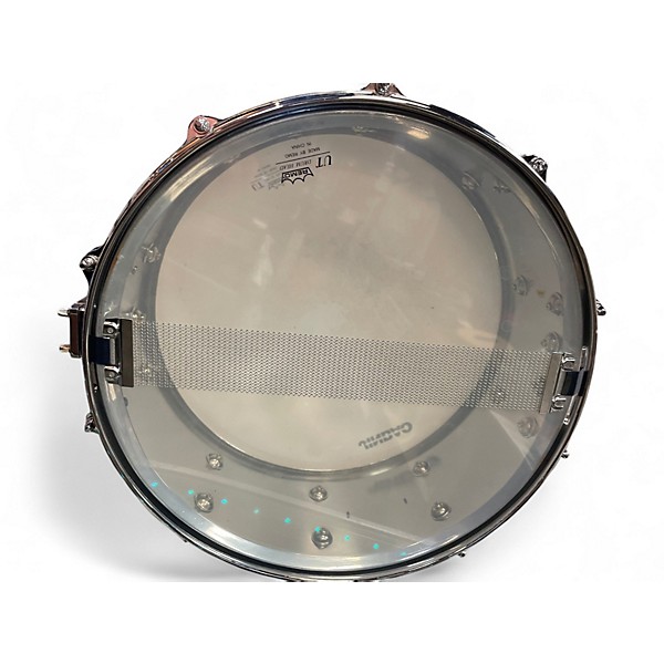 Used Jinbao 14X6.5 14IN SNARE SHINEY AND CHROME Drum