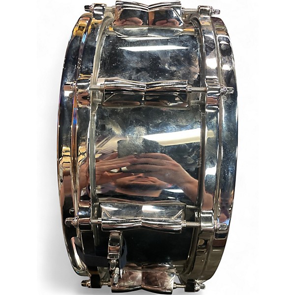 Used Jinbao 14X6.5 14IN SNARE SHINEY AND CHROME Drum
