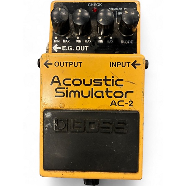 Used BOSS AC2 Acoustic Simulator Effect Pedal