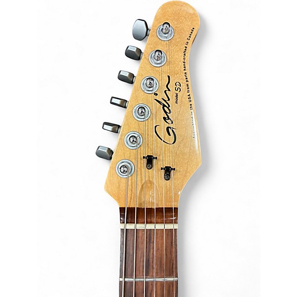 Used Godin SD24 Red Solid Body Electric Guitar