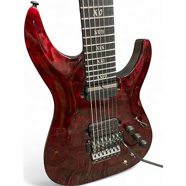 Used Schecter Guitar Research C7 Apocalypse red reign Solid Body Electric Guitar