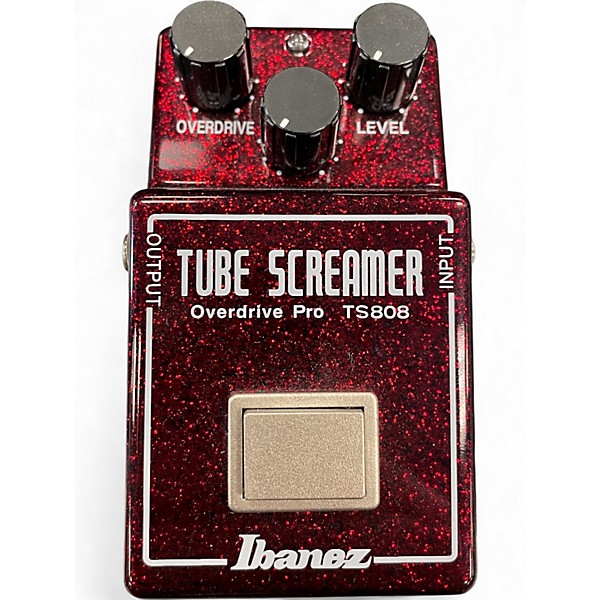 Used Ibanez TS808 Red Sparkle Anniversary Effect Pedal