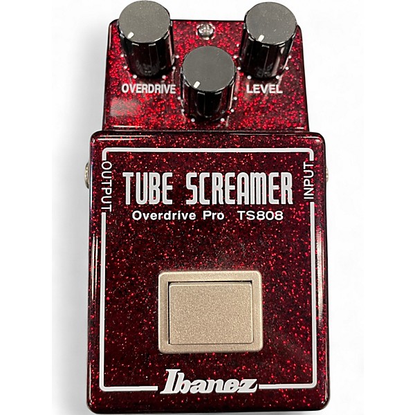 Used Ibanez TS808 Red Sparkle Anniversary Effect Pedal