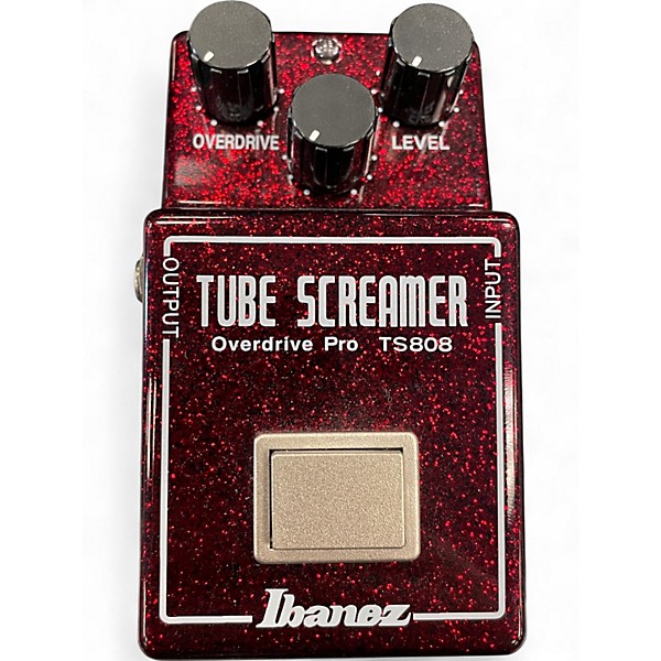 Used Ibanez TS808 Red Sparkle Anniversary Effect Pedal