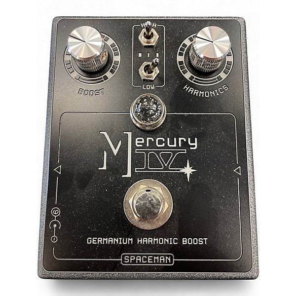 Used Spaceman Effects Mercury IV Germanium Harmonic Boost Effect Pedal