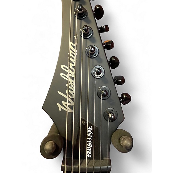 Used Washburn PARALLAXE Flat Black Solid Body Electric Guitar