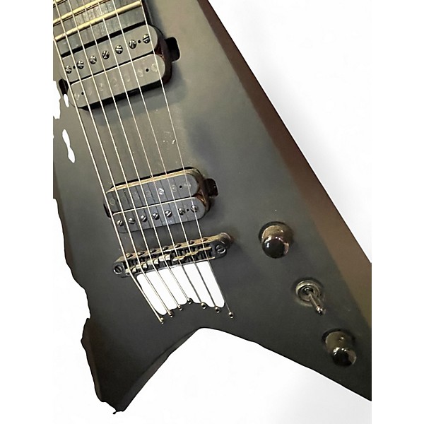 Used Washburn PARALLAXE Flat Black Solid Body Electric Guitar