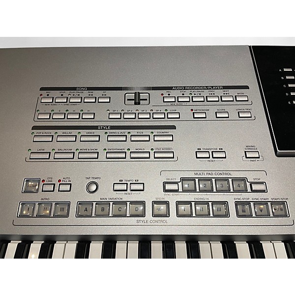 Used Yamaha Tyros 5 76 Key Arranger Keyboard