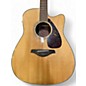 Used Yamaha FGX700SC, ELECTRONICS NOT WORKING Natural Acoustic Guitar thumbnail