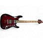 Used Schecter Guitar Research Demon 6 Crimson Red Burst Solid Body Electric Guitar thumbnail