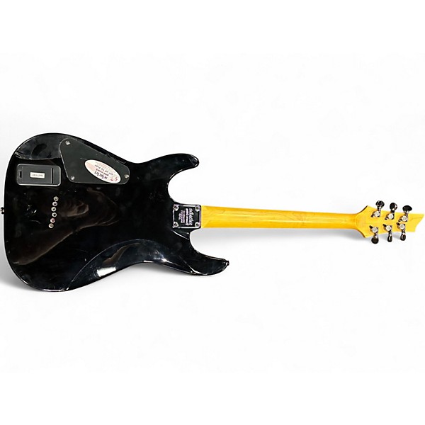 Used Schecter Guitar Research Demon 6 Crimson Red Burst Solid Body Electric Guitar