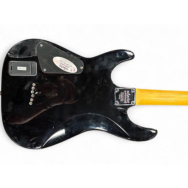 Used Schecter Guitar Research Demon 6 Crimson Red Burst Solid Body Electric Guitar