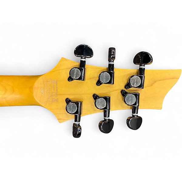 Used Schecter Guitar Research Demon 6 Crimson Red Burst Solid Body Electric Guitar