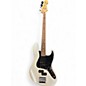 Used 2013 Fender Blacktop Jazz Bass White Chrome Pearl Electric Bass Guitar thumbnail