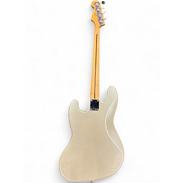 Used 2013 Fender Blacktop Jazz Bass White Chrome Pearl Electric Bass Guitar